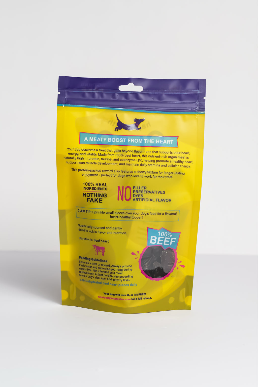 Dehydrated Beef Hearts!